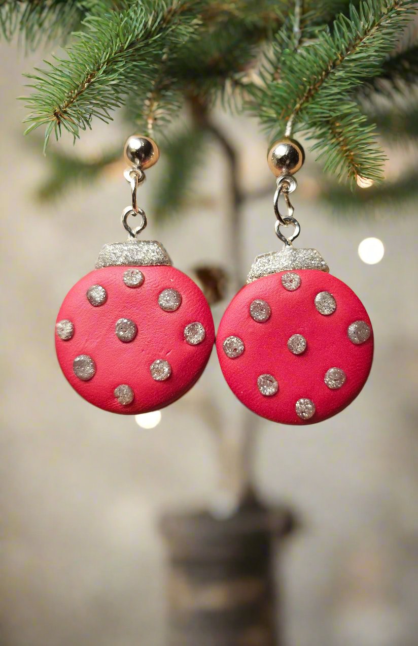 Polka dot Ornament Earrings